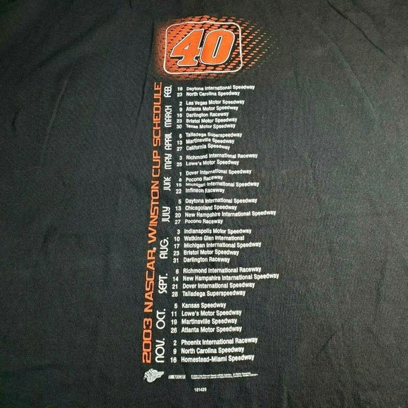 Winners Circle 2003 Nascar Winston Cup Series Tour Graphic Tee Mens Size XL - Picture 9 of 9